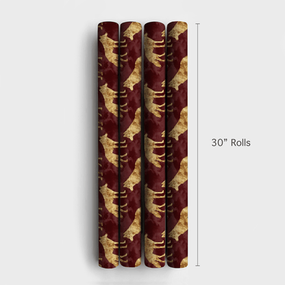Lone Wolf - Wrapping Paper - Aspen & Arlo