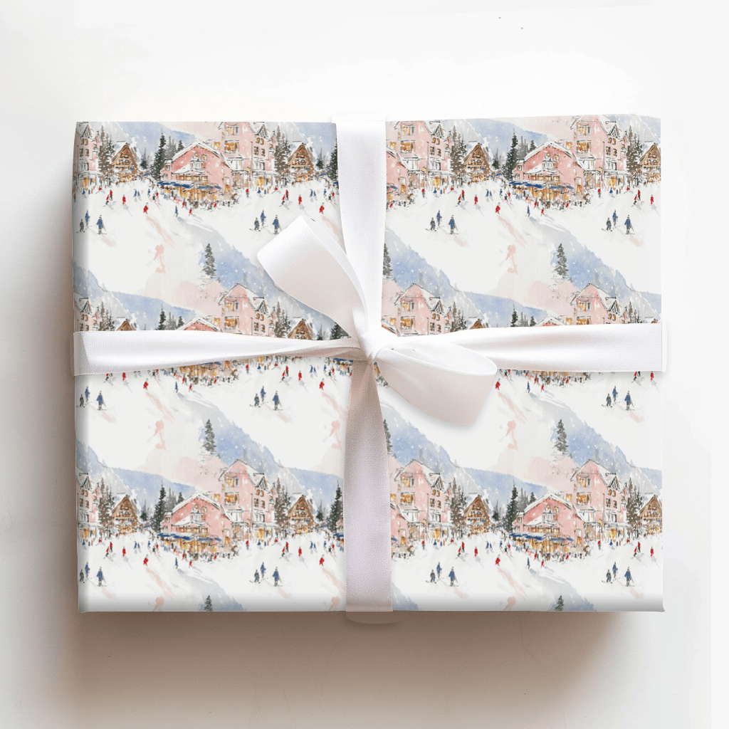 Lodge Village - Wrapping Paper - Aspen & Arlo
