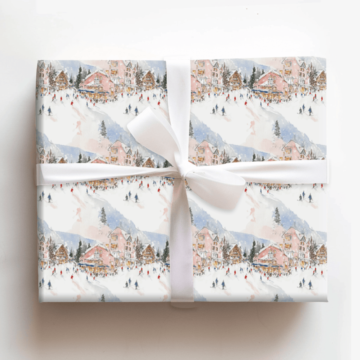Lodge Village - Wrapping Paper - Aspen & Arlo