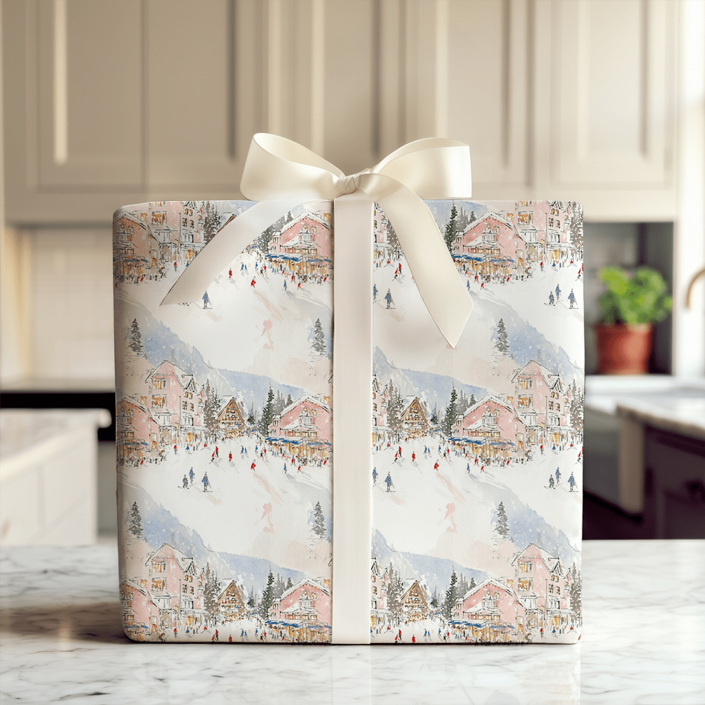 Lodge Village - Wrapping Paper - Aspen & Arlo