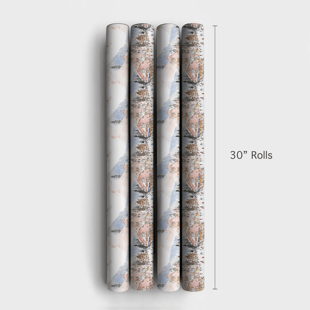 Lodge Village - Wrapping Paper - Aspen & Arlo