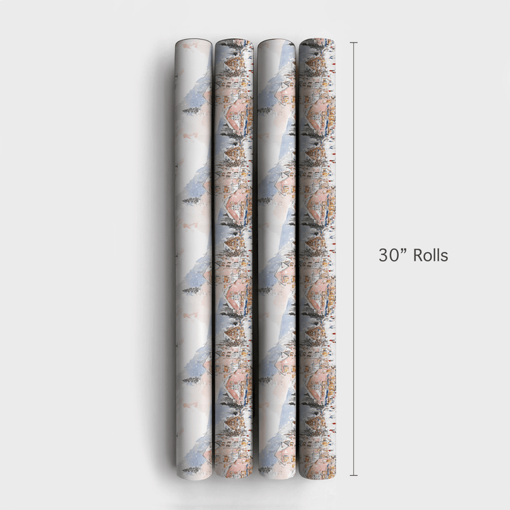 Lodge Village - Wrapping Paper - Aspen & Arlo