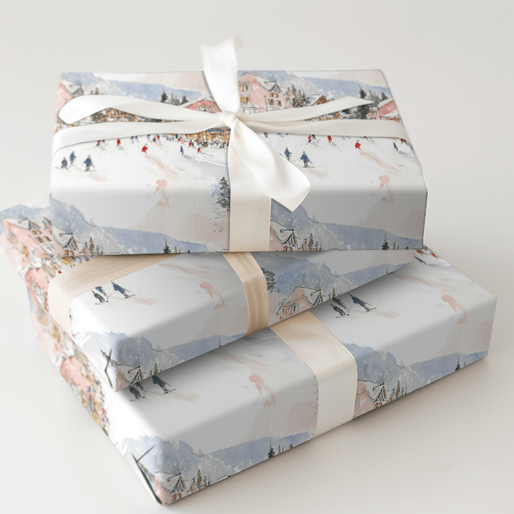 Lodge Village - Wrapping Paper - Aspen & Arlo