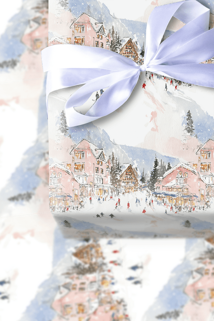 Lodge Village - Wrapping Paper - Aspen & Arlo