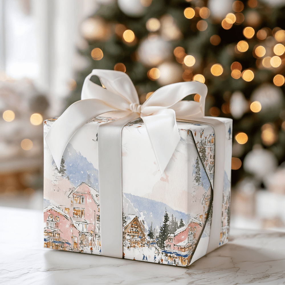 Lodge Village - Wrapping Paper - Aspen & Arlo