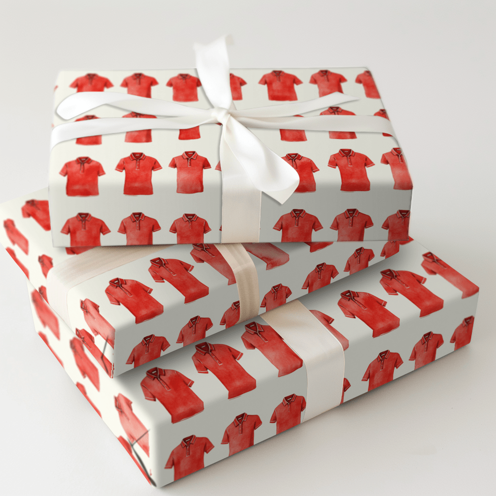 Sunday Morning Golf - Wrapping Paper - Aspen & Arlo