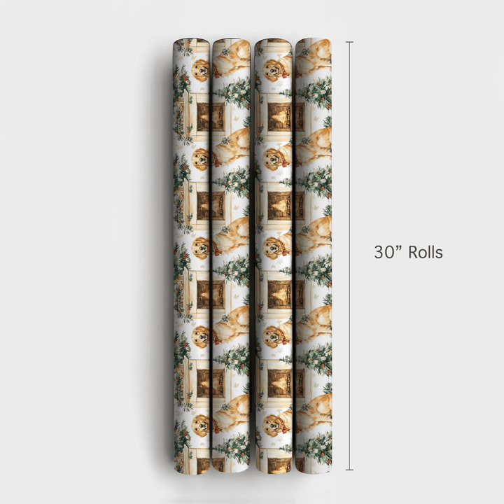 Firewood and Fur - Wrapping Paper - Aspen & Arlo