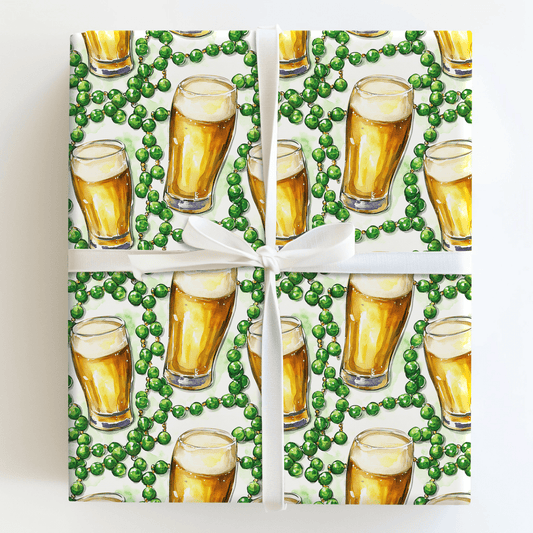 Green In The Streets - Wrapping Paper - Aspen & Arlo