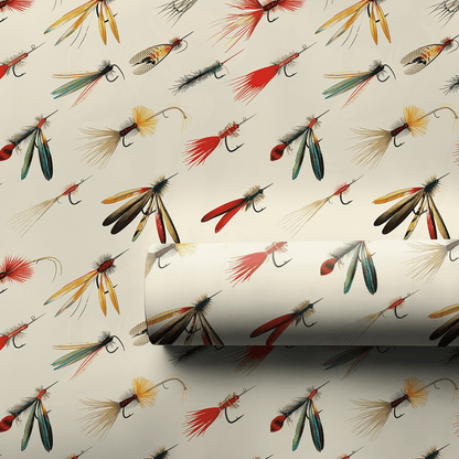 Fly Fishing Away - Wrapping Paper - Aspen & Arlo