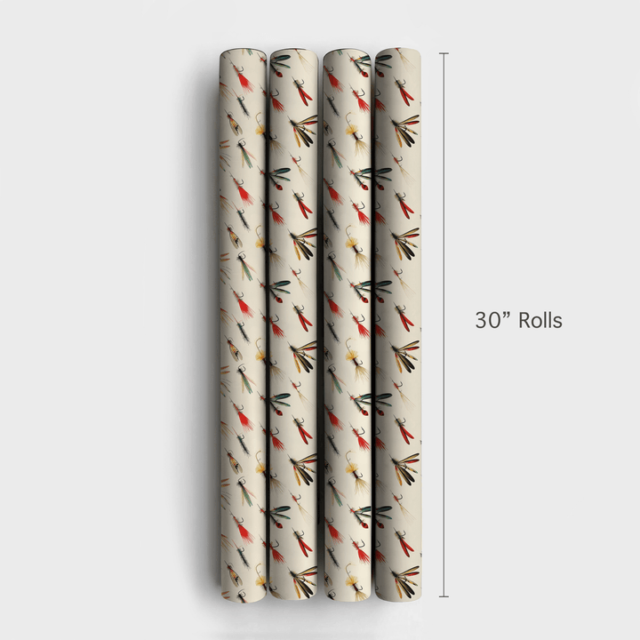 Fly Fishing Away - Wrapping Paper - Aspen & Arlo