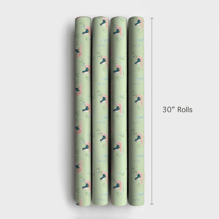 Bernese Sleigh - Wrapping Paper - Aspen & Arlo