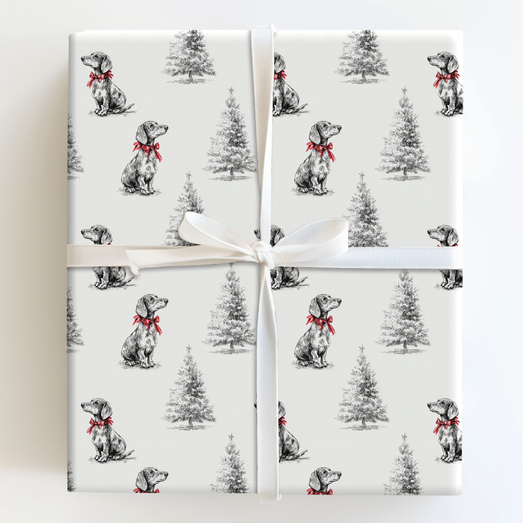 Dashing in Red - Wrapping Paper - Aspen & Arlo
