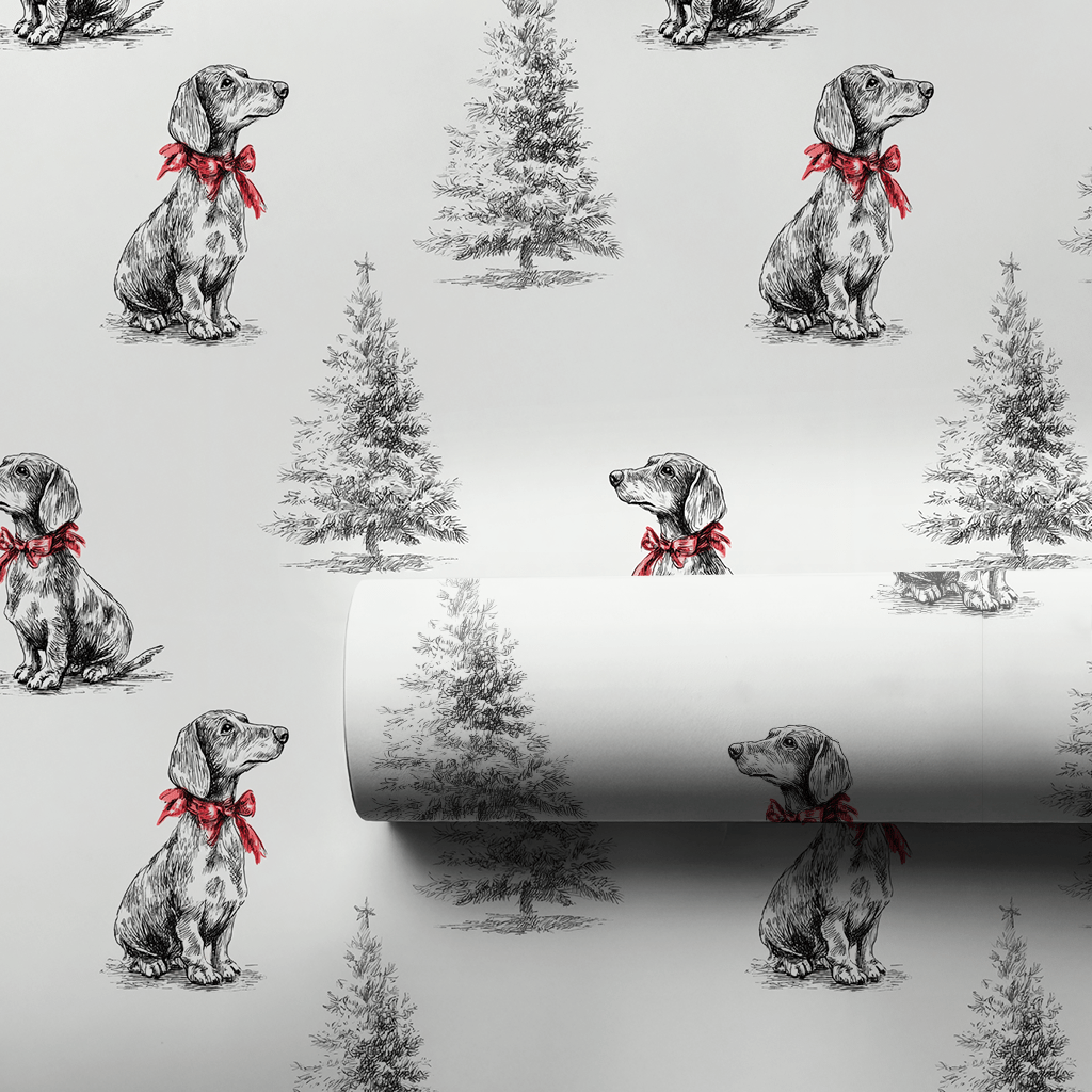Dashing in Red - Wrapping Paper - Aspen & Arlo