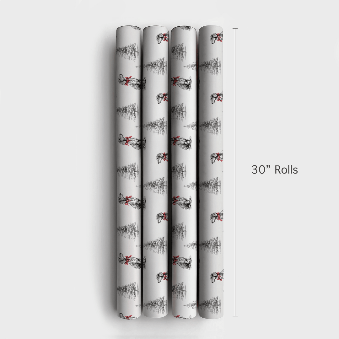 Dashing in Red - Wrapping Paper - Aspen & Arlo