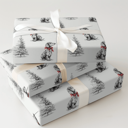 Dashing in Red - Wrapping Paper - Aspen & Arlo