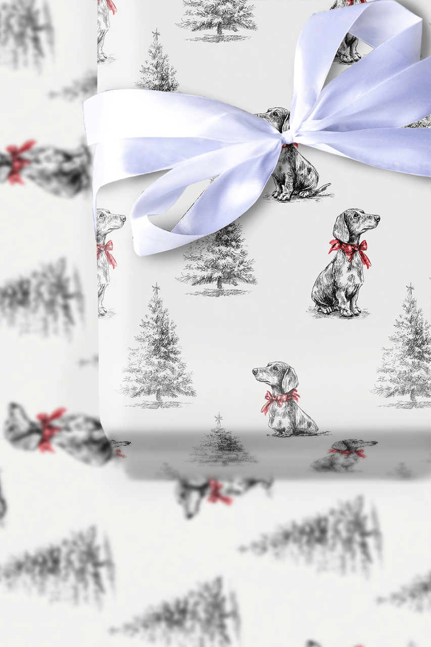 Dashing in Red - Wrapping Paper - Aspen & Arlo