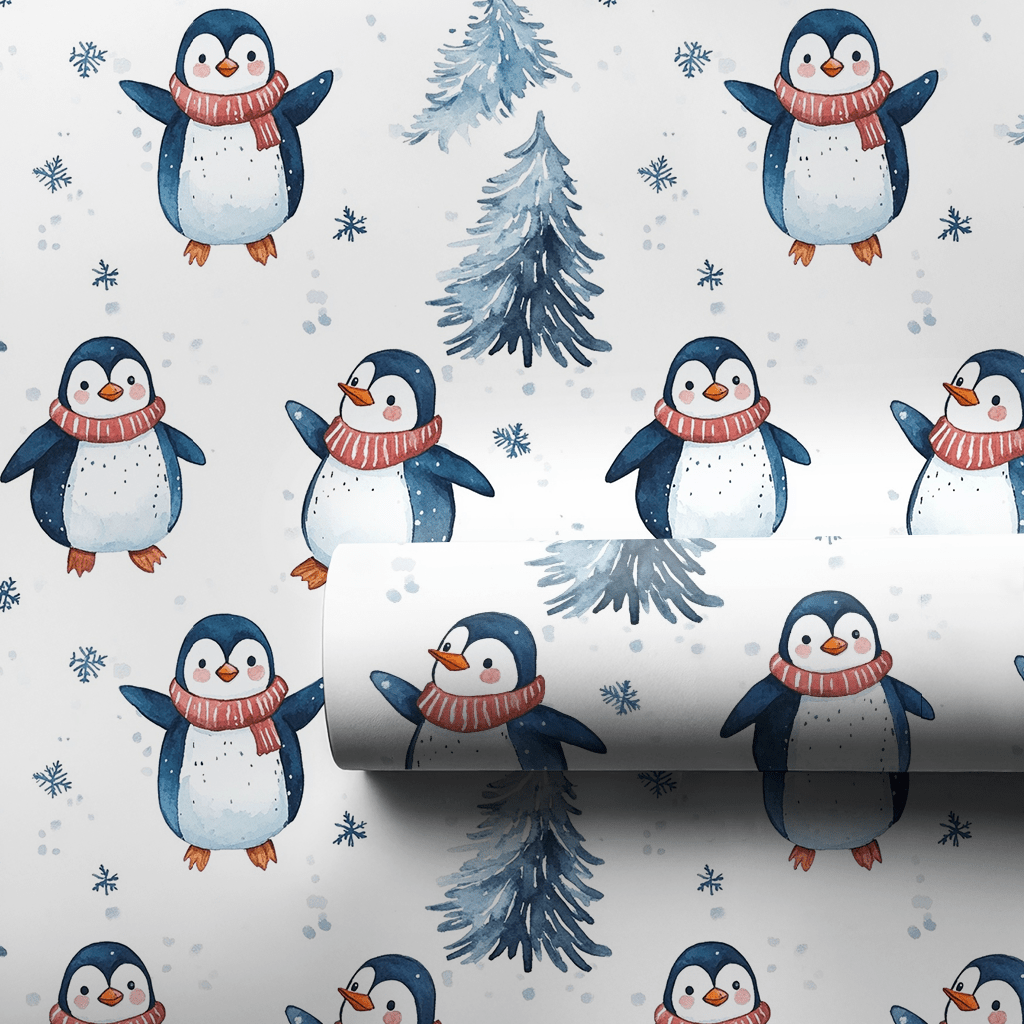 Ice Capades - Wrapping Paper - Aspen & Arlo