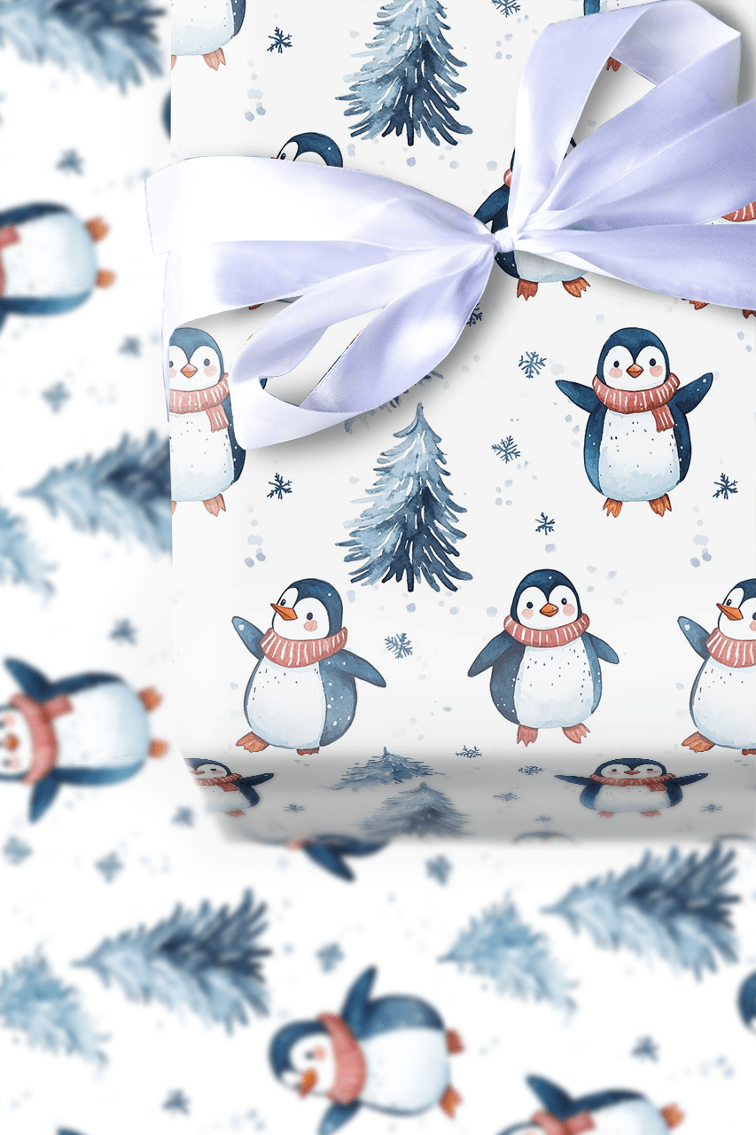 Ice Capades - Wrapping Paper - Aspen & Arlo