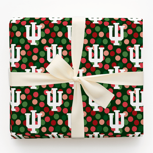 Indiana Christmas Dots - Wrapping Paper - Aspen & Arlo