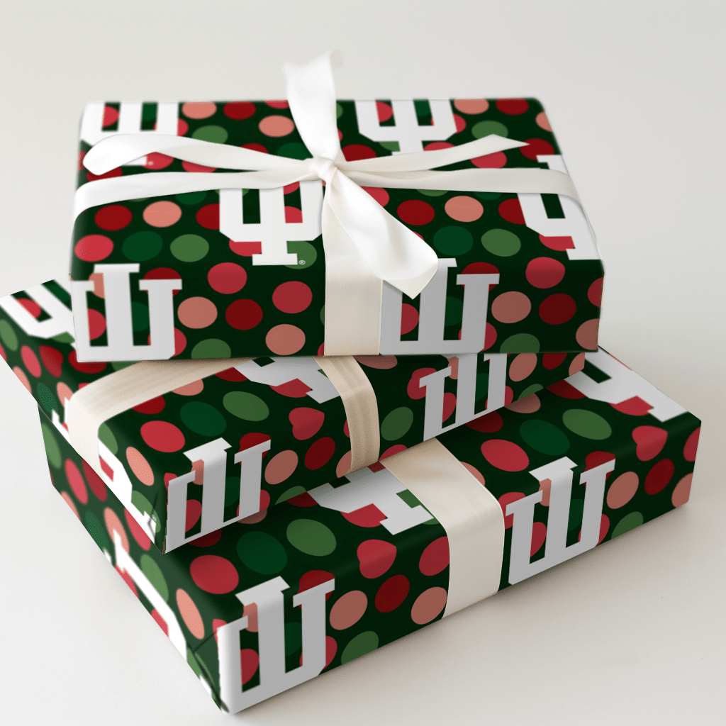 Indiana Christmas Dots - Wrapping Paper - Aspen & Arlo