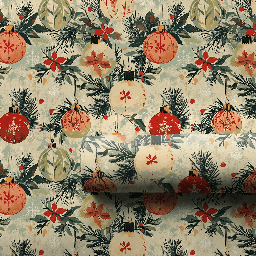 Retro Noel - Wrapping Paper - Aspen & Arlo