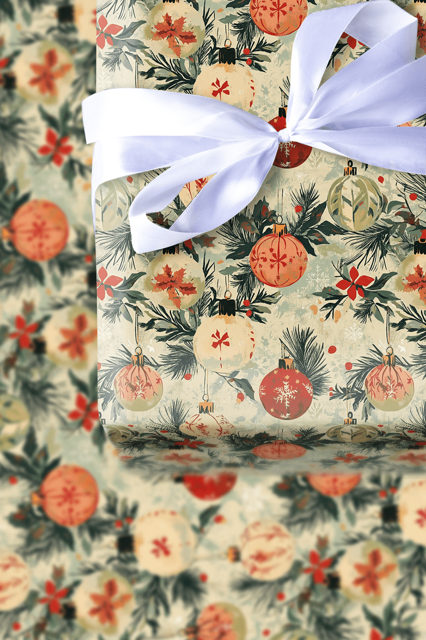 Retro Noel - Wrapping Paper - Aspen & Arlo
