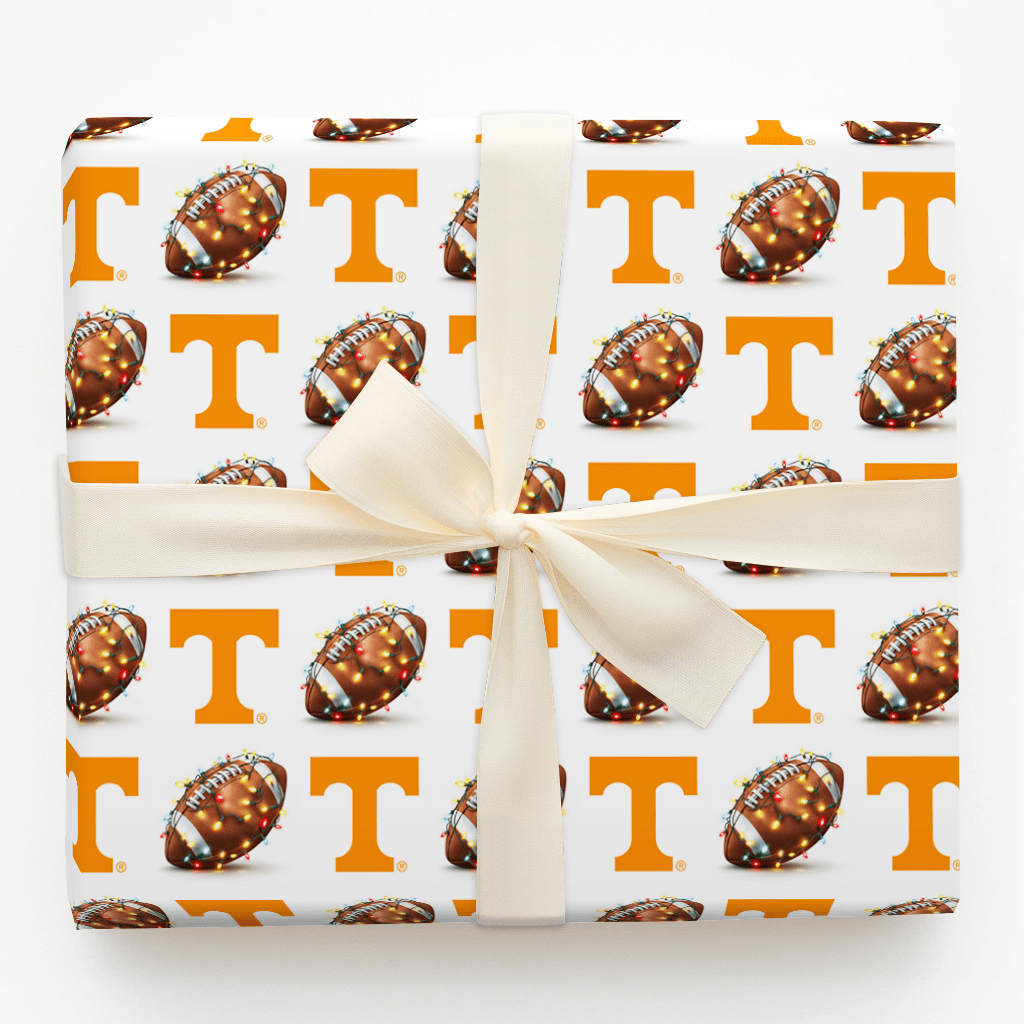 End Zone Lights Volunteers - Wrapping Paper - Aspen & Arlo