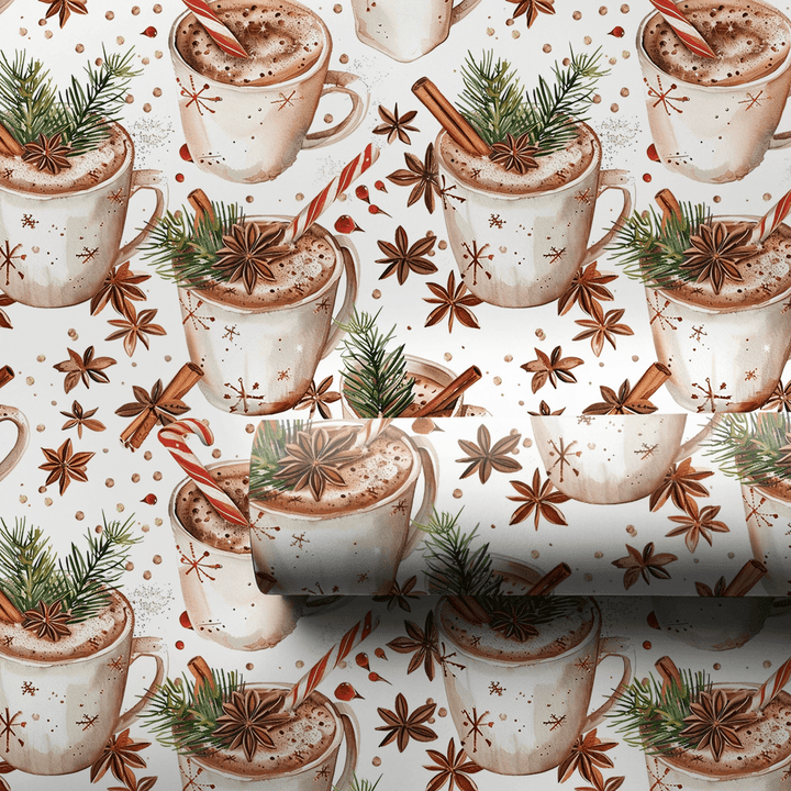 Warm Cup of Cocoa - Wrapping Paper - Aspen & Arlo
