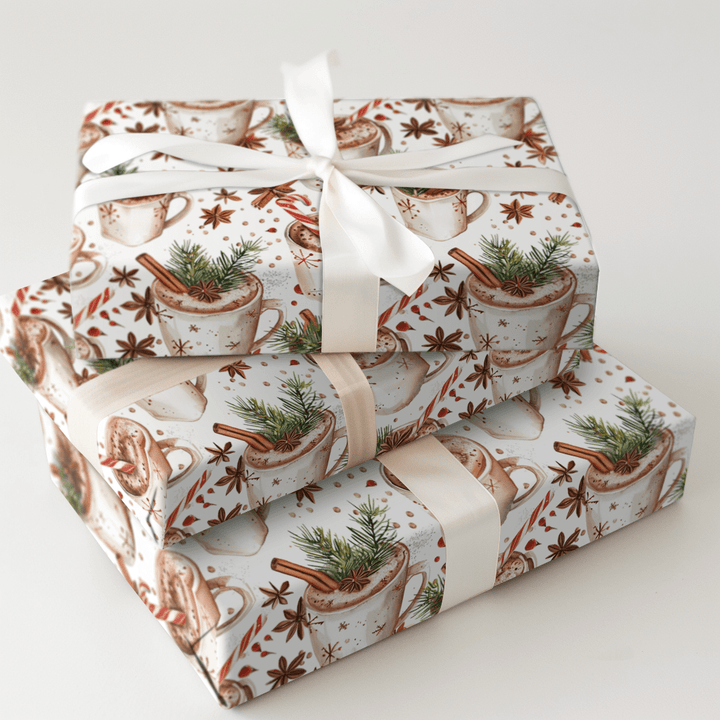 Warm Cup of Cocoa - Wrapping Paper - Aspen & Arlo