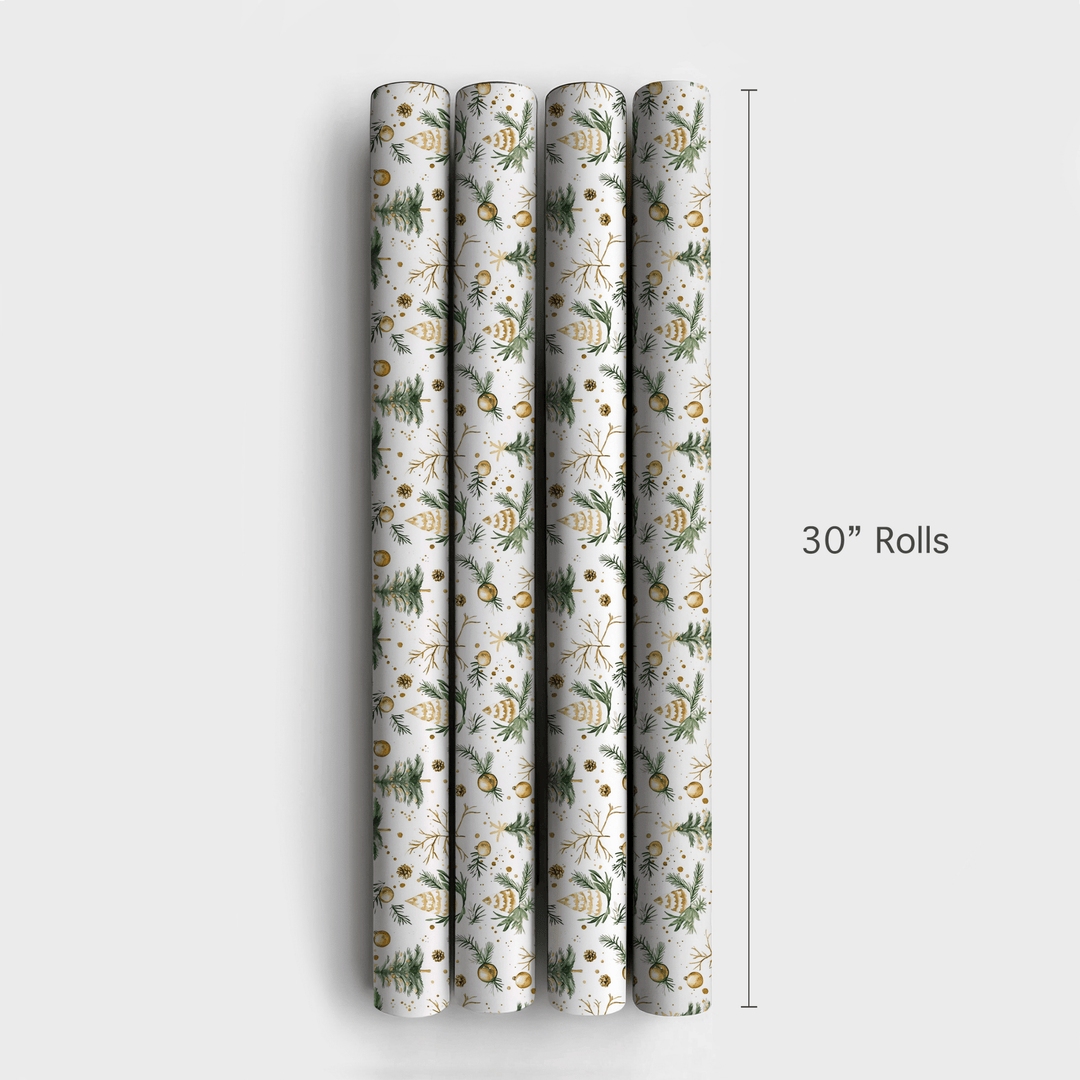 Sweet Golden Greetings - Wrapping Paper - Aspen & Arlo