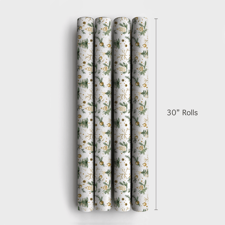Sweet Golden Greetings - Wrapping Paper - Aspen & Arlo