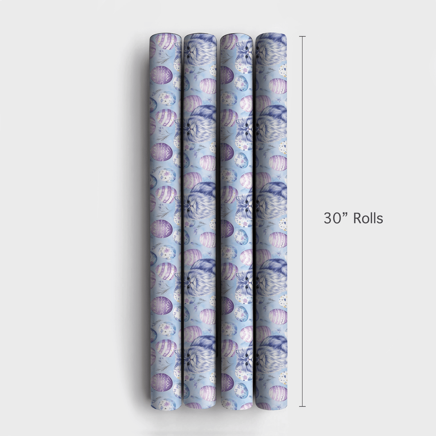 Purple Easter Kitty - Wrapping Paper - Aspen & Arlo