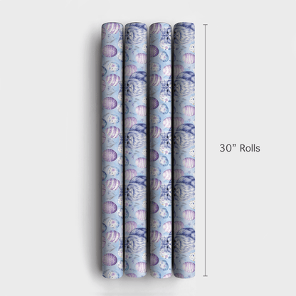 Purple Easter Kitty - Wrapping Paper - Aspen & Arlo