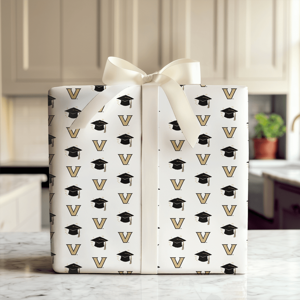 Hats off at Vanderbilt - Wrapping Paper - Aspen & Arlo