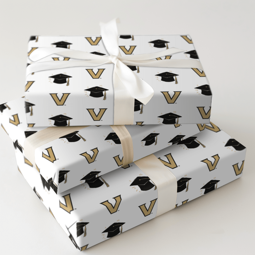 Hats off at Vanderbilt - Wrapping Paper - Aspen & Arlo