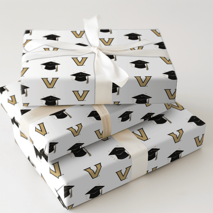 Hats off at Vanderbilt - Wrapping Paper - Aspen & Arlo