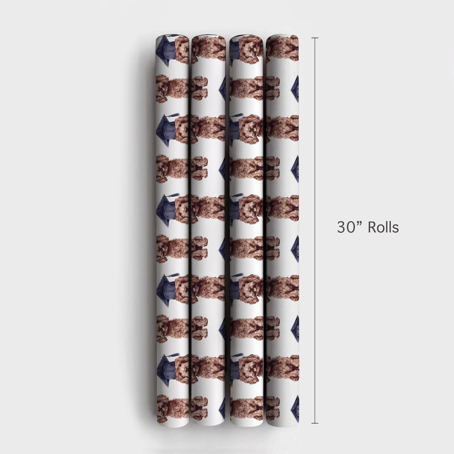 Chocolate Doodle Graduate - Wrapping Paper - Aspen & Arlo