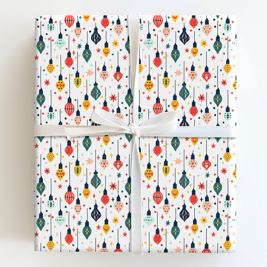 Twinkling Lights - Wrapping Paper - Aspen & Arlo