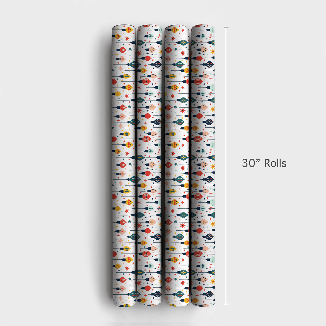 Twinkling Lights - Wrapping Paper - Aspen & Arlo