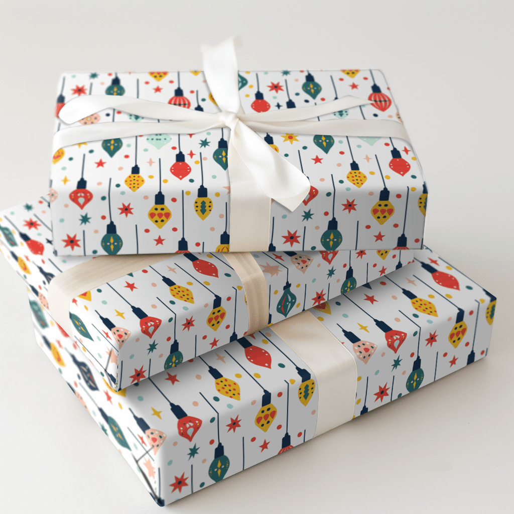 Twinkling Lights - Wrapping Paper - Aspen & Arlo