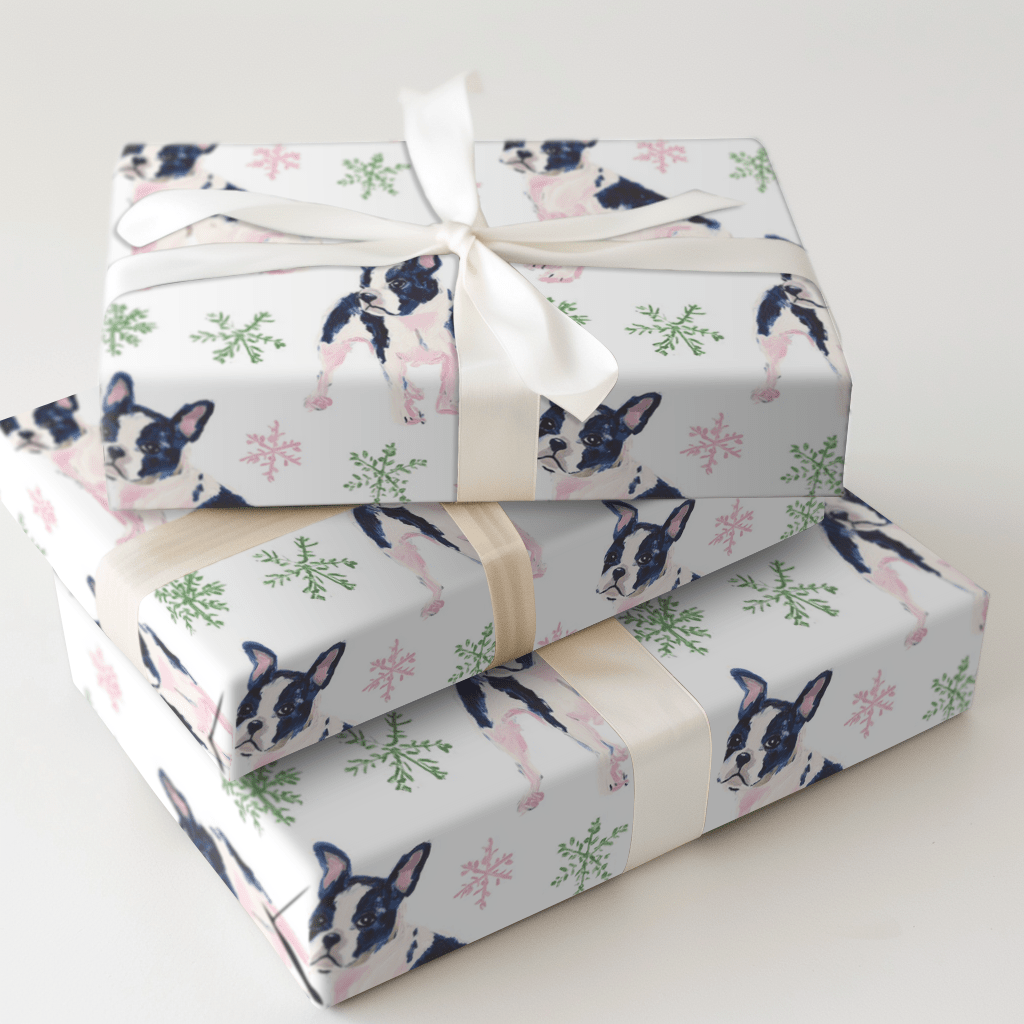 Sweet Frenchies - Wrapping Paper - Aspen & Arlo