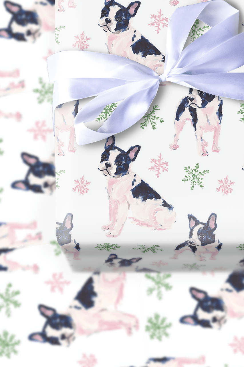 Sweet Frenchies - Wrapping Paper - Aspen & Arlo