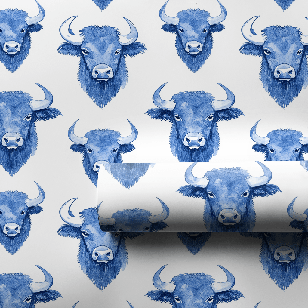 Indigo Intimidation - Wrapping Paper - Aspen & Arlo