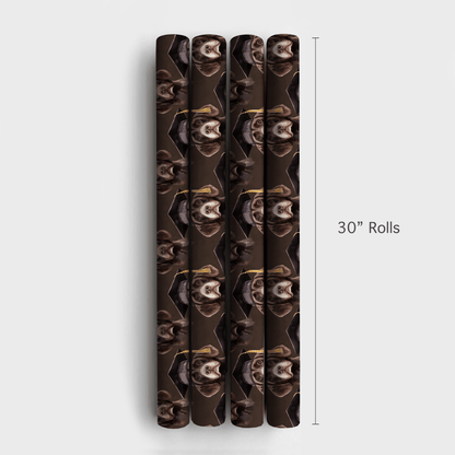 Chocolate Lab Graduate - Wrapping Paper - Aspen & Arlo