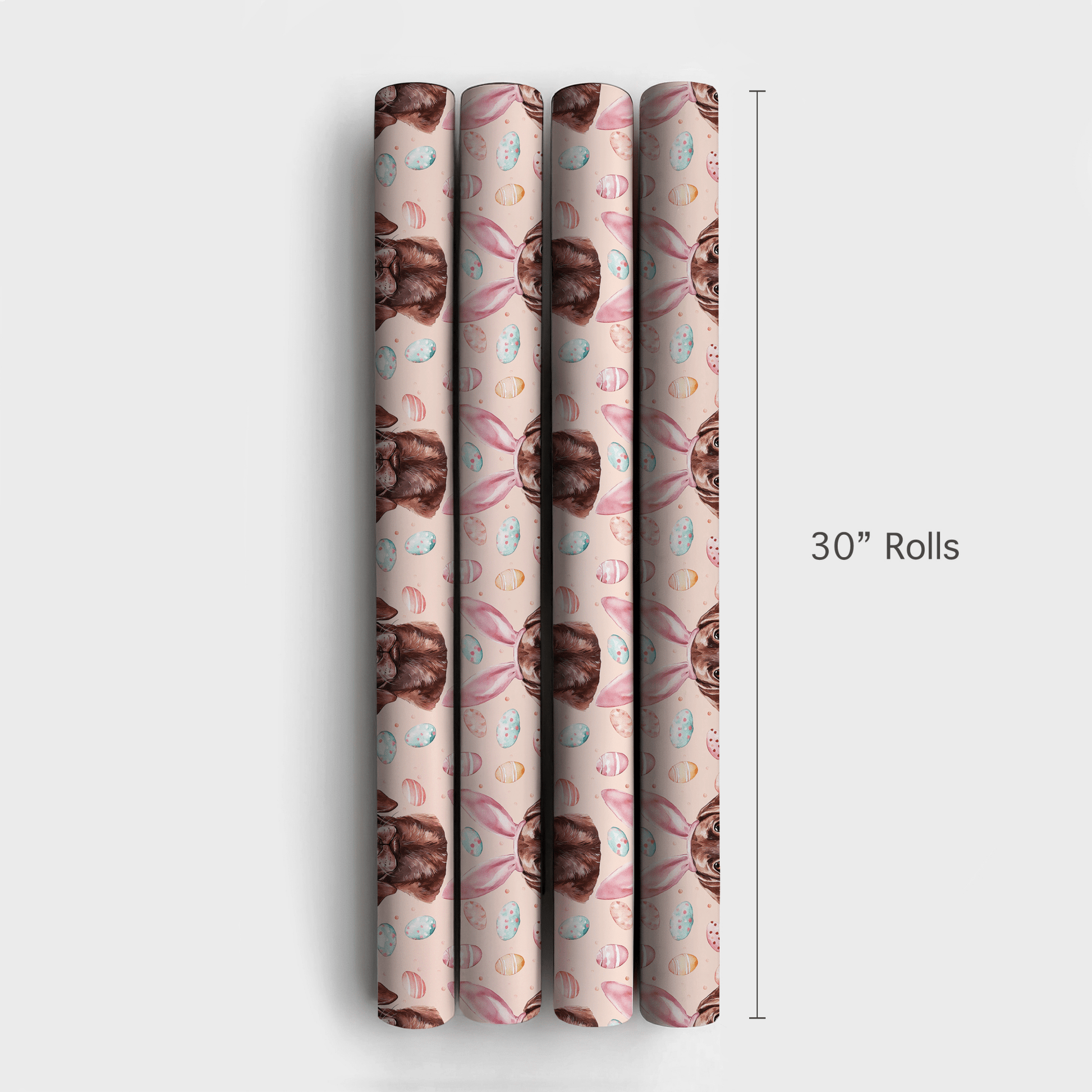 Chocolate Lab Bunny - Wrapping Paper - Aspen & Arlo