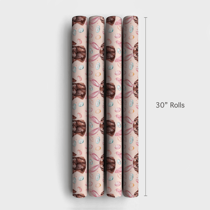 Chocolate Lab Bunny - Wrapping Paper - Aspen & Arlo