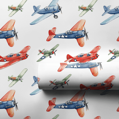Airborne Adventures - Wrapping Paper - Aspen & Arlo