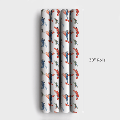 Airborne Adventures - Wrapping Paper - Aspen & Arlo