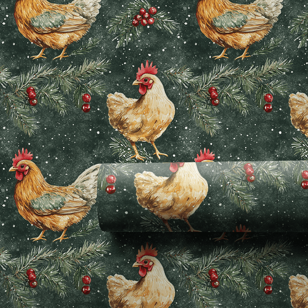 Third Day of Christmas - Wrapping Paper - Aspen & Arlo