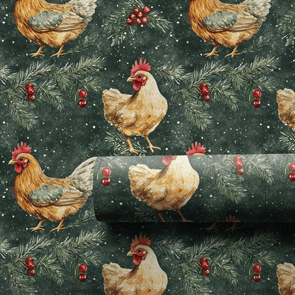 Third Day of Christmas - Wrapping Paper - Aspen & Arlo